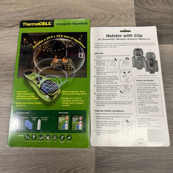 BUNDLE! ThermaCELL Mosquito Repellent Plus Holster with Clip - Picture 2 of 3